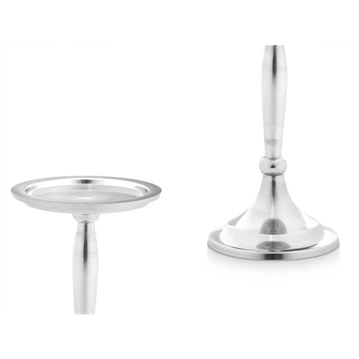 Candelabro Peana Grd Plateado 17Cm Giftdecor (8 Unidades) 2 Candelabro Peana Grd Plateado 17Cm Giftdecor (8 Unidades) 2