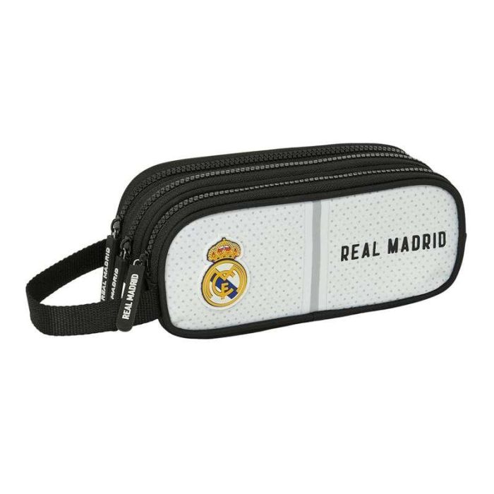 Bolso Escolar Portatodo Safta Triple Real Madrid 1 Equipacion 24-25 85x210x70 mm