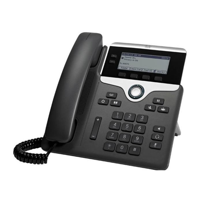 Cisco Teléfono IP 7811 Negro Plata para Escritorio o Pared 1 línea