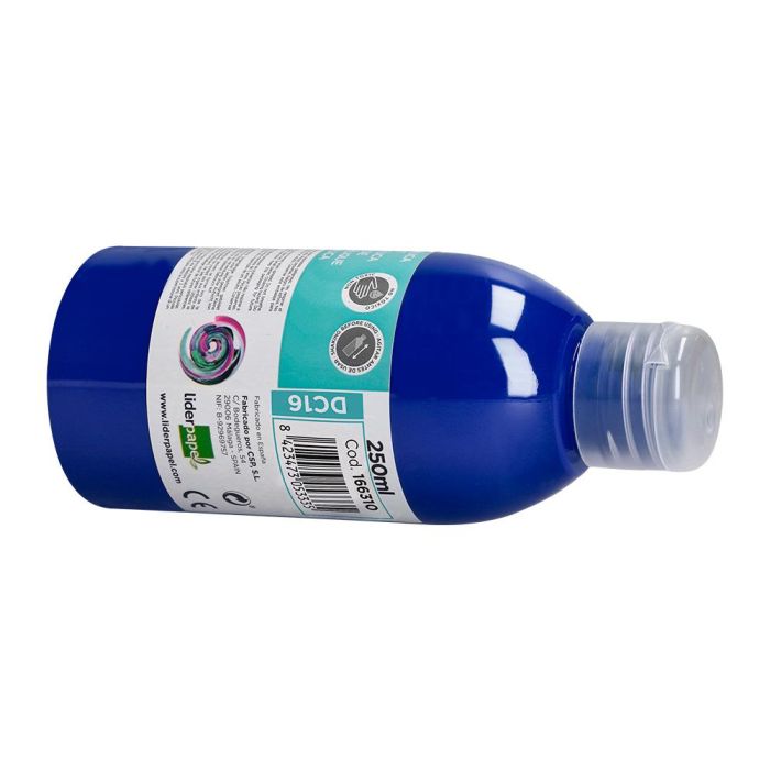 Pintura Acrilica Liderpapel Bote De 250 mL Azul Ultramar 5