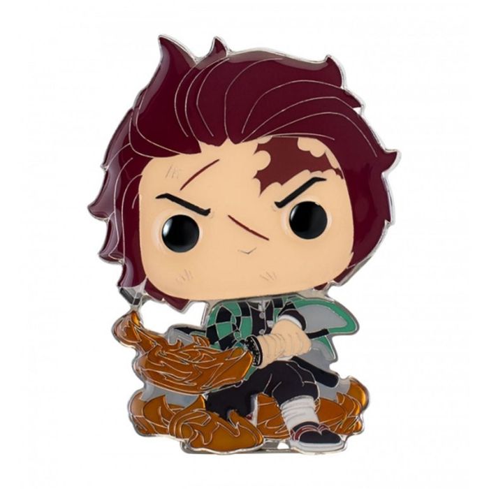 Loungefly Funko Pop Pin Demon Slayer - Tanjiro Kamado, Chapa de Metal Esmaltado, 10 cm 1 Loungefly Funko Pop Pin Demon Slayer - Tanjiro Kamado, Chapa de Metal Esmaltado, 10 cm 1