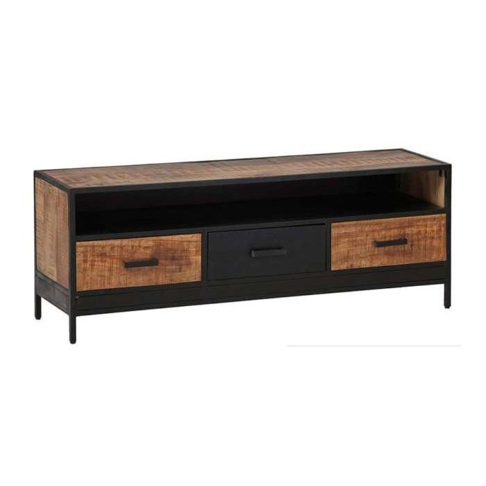 Mueble Tv Loft DKD Home Decor Negro Marron 40 x 55 x 125 cm