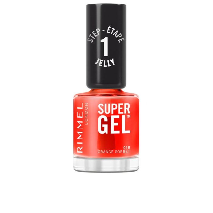 Rimmel London KATE SUPER GEL Esmalte de Uñas #18 Orange Sorbet 12 ml Rimmel London KATE SUPER GEL Esmalte de Uñas #18 Orange Sorbet 12 ml