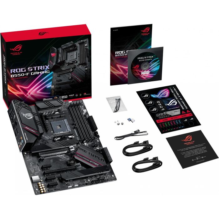 ASUS ROG STRIX B550-F GAMING Placa Base AMD B550 Socket AM4 ATX Compatible con AMD Ryzen 3/5/7/9 90MB14S0-M0EAY0 4 ASUS ROG STRIX B550-F GAMING Placa Base AMD B550 Socket AM4 ATX Compatible con AMD Ryzen 3/5/7/9 90MB14S0-M0EAY0 4