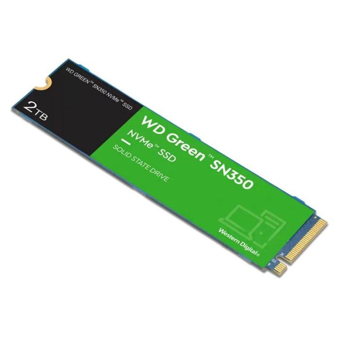 Western Digital WD Green SN350 WDS200T3G0C SSD 2TB PCIe NVMe 3.0 M.2 2280 - 3200MB/s Lectura, 3000MB/s Escritura 2