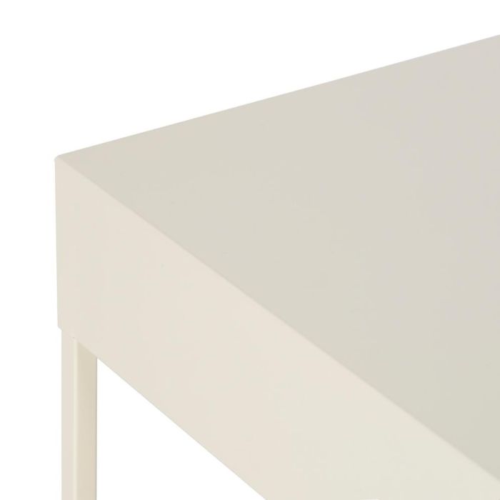 Mesita Crema Acero 43 X 41 X 50 cm