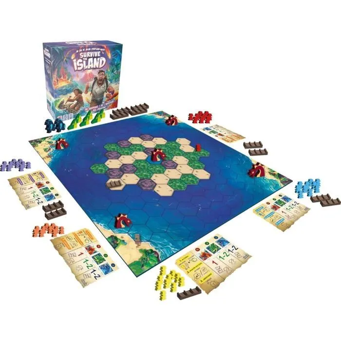 Asmodee Sobrevive a la Isla - Juego de Mesa (Idioma Francés) 3
