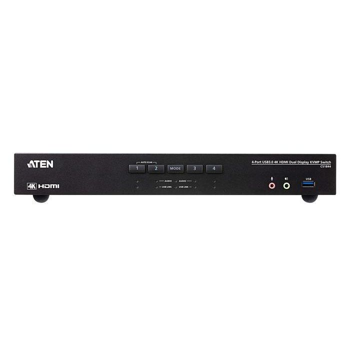 Aten CS1844 4-Port USB 3.0 4K HDMI 2.0 Dual Display KVMP™ Switch con Audio 2 Aten CS1844 4-Port USB 3.0 4K HDMI 2.0 Dual Display KVMP™ Switch con Audio 2