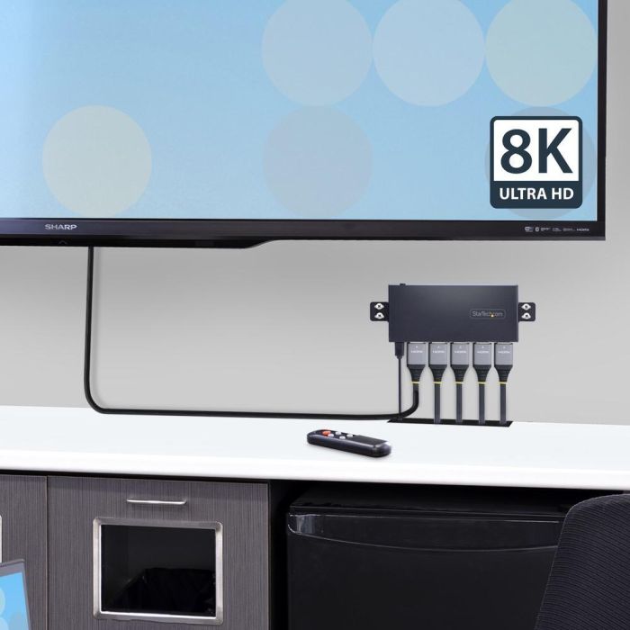 Switch KVM Startech 4PORT-8K-HDMI-SWITCH 6 Switch KVM Startech 4PORT-8K-HDMI-SWITCH 6