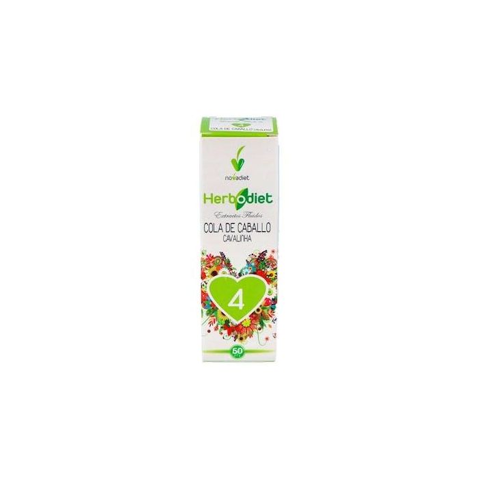 Herbodiet Extracto Fluido Cola de Caballo, Complemento Alimenticio Natural para Diurético y Remineralizante, 50ml