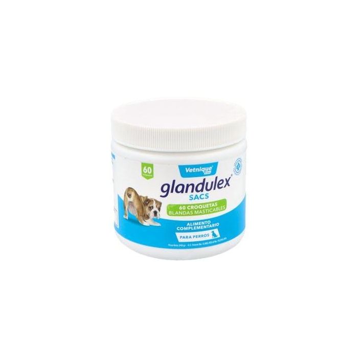 Glandulex Croquetas para Salud Glándulas Anales en Perros - 60 unidades