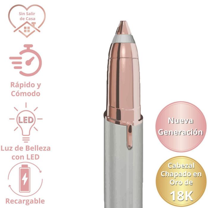 Finishing Touch Flawless FLA5010724535240 Recortador de Cejas de Precisión Recargable - Nueva Generación, Suave y Seguro - Blanco 6 Finishing Touch Flawless FLA5010724535240 Recortador de Cejas de Precisión Recargable - Nueva Generación, Suave y Seguro - Blanco 6