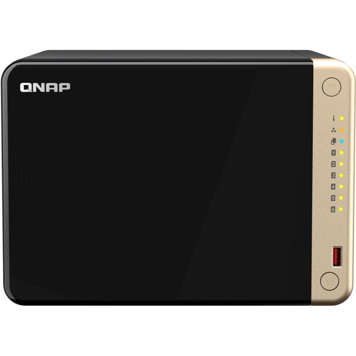 QNAP TS-664-8G 6-Bay NAS Intel Celeron N5095 Schwarz
