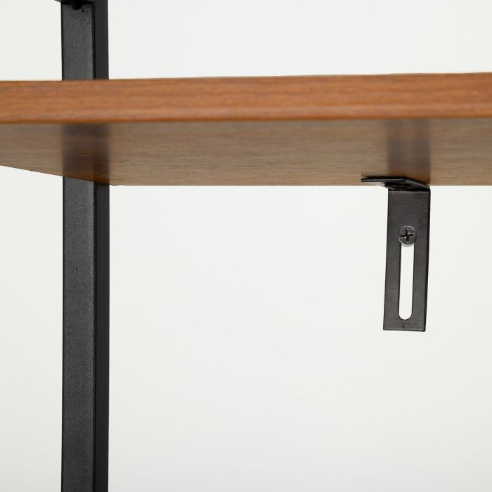 Estantería Max Home Hierro Madera MDF 5 Estantes 30 X 144 X 24 CM 2