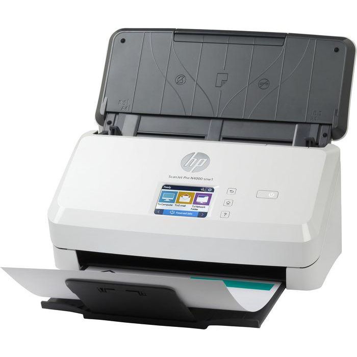 HP ScanJet Pro N4000 snw1 Sheet-feed Scanner 1 HP ScanJet Pro N4000 snw1 Sheet-feed Scanner 1