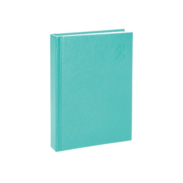 Agenda Encuadernada Liderpapel Corfu A5 2025 Dia Pagina Color Verde Menta Papel 60 gr 3