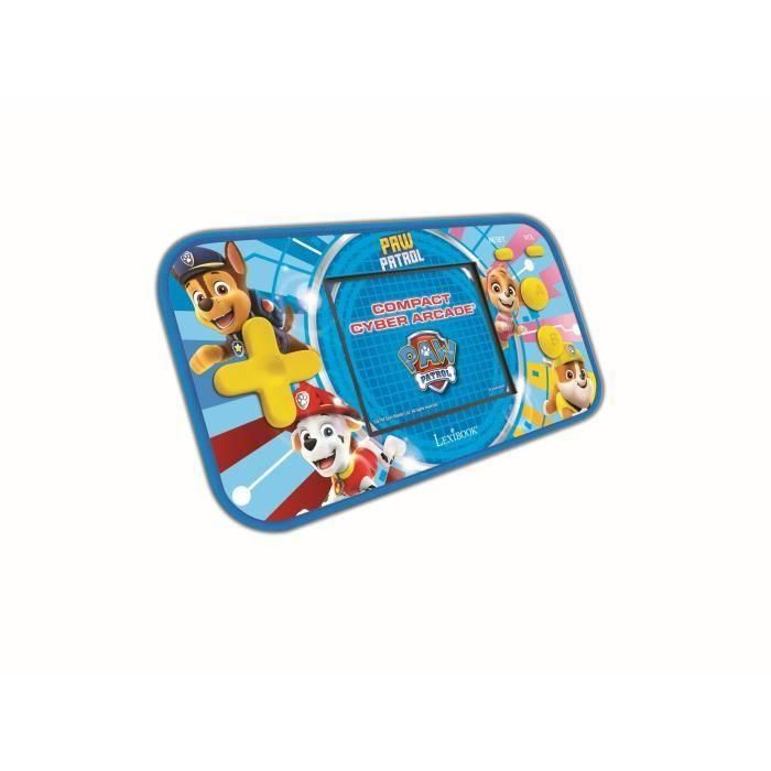 Lexibook Compact Cyber Arcade Consola portátil de juegos para niños - 150 juegos (10 Paw Patrol), pantalla LCD color 2.5'' 3