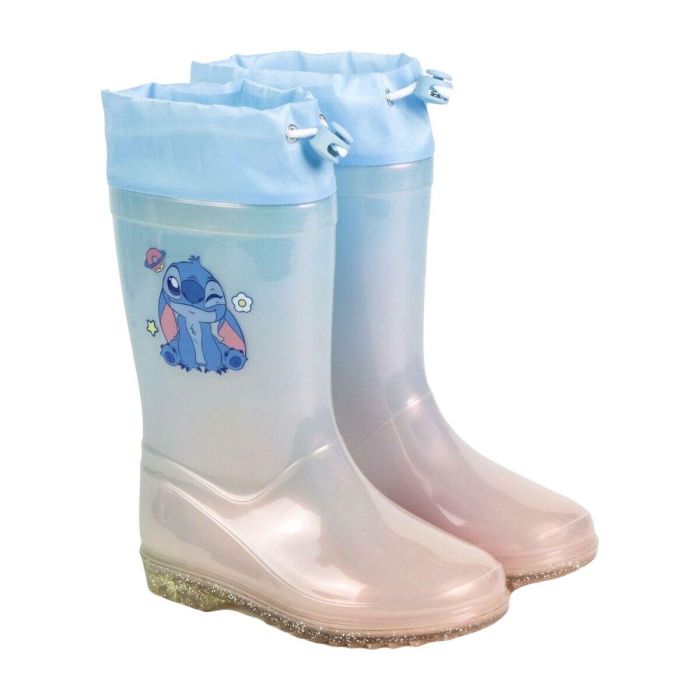 Cerdá Botas Lluvia PVC Stitch T027 Talla 27 Niño Niña Azul Claro 8