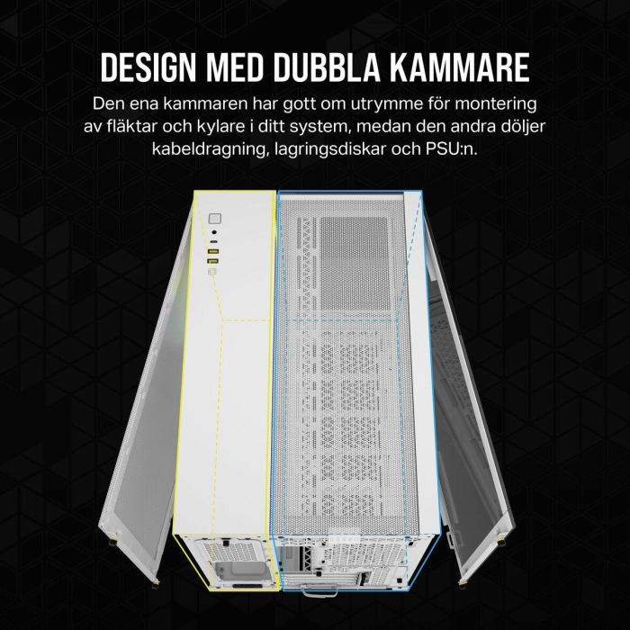 Caja Semitorre ATX Corsair Blanco 12 Caja Semitorre ATX Corsair Blanco 12