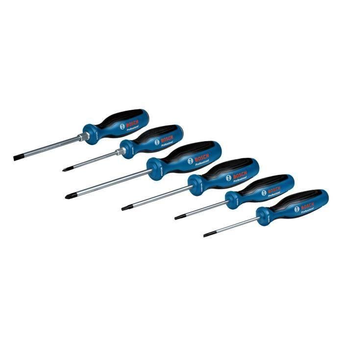 Bosch Professional BOS4059952522814 Juego de 6 destornilladores Torx 0 Bosch Professional BOS4059952522814 Juego de 6 destornilladores Torx 0