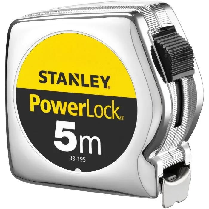 Stanley Cinta Métrica Powerlock Classic ABS 1-33-195 5m x 25mm 1 Stanley Cinta Métrica Powerlock Classic ABS 1-33-195 5m x 25mm 1