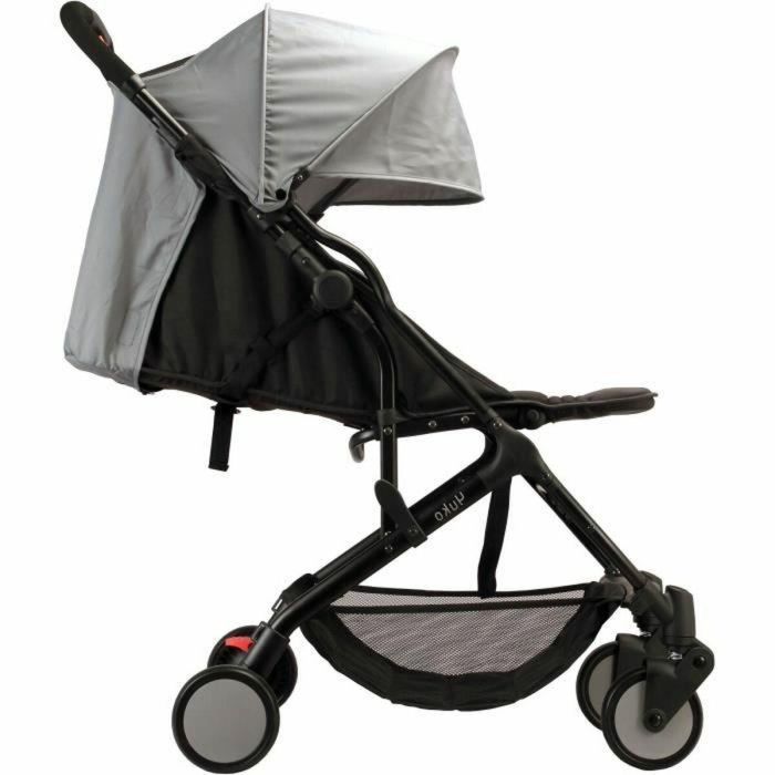 BAMBIKID Cochecito Yuko City Ultracompacto y Ultraligero 6.7kg - Plegado una Mano, desde Nacimiento hasta 15kg - Ideal Viajes Equipaje Mano Gris 4 BAMBIKID Cochecito Yuko City Ultracompacto y Ultraligero 6.7kg - Plegado una Mano, desde Nacimiento hasta 15kg - Ideal Viajes Equipaje Mano Gris 4