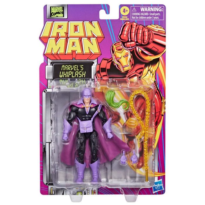 Hasbro Figura Marvel Whiplash Iron Man Articulada 15cm con Accesorios