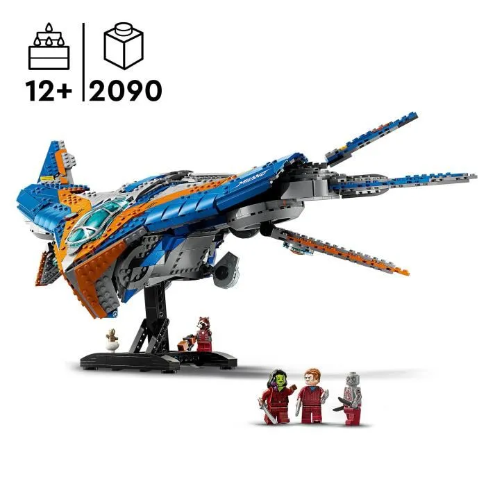 Lego 76286 Guardianes de la Galaxia: Nave Estelar Milán, Vehículo Espacial de LEGO Marvel 1