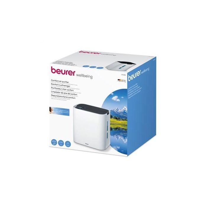 Beurer LR-330 Purificador y Humidificador de Aire, 3 Capas de Filtrado, Pantalla Retroiluminada, para Habitaciones hasta 35m2 6 Beurer LR-330 Purificador y Humidificador de Aire, 3 Capas de Filtrado, Pantalla Retroiluminada, para Habitaciones hasta 35m2 6