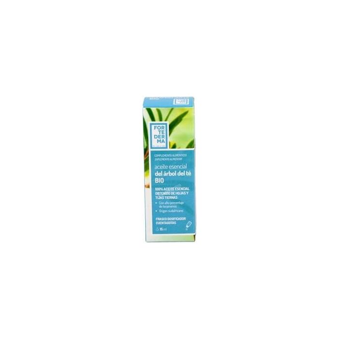 HERBORA Aceite Esencial de Árbol del Té Bio 15ml - Protección para el Manto Epitelial, Apto Veganos, Uso Oral y Tópico