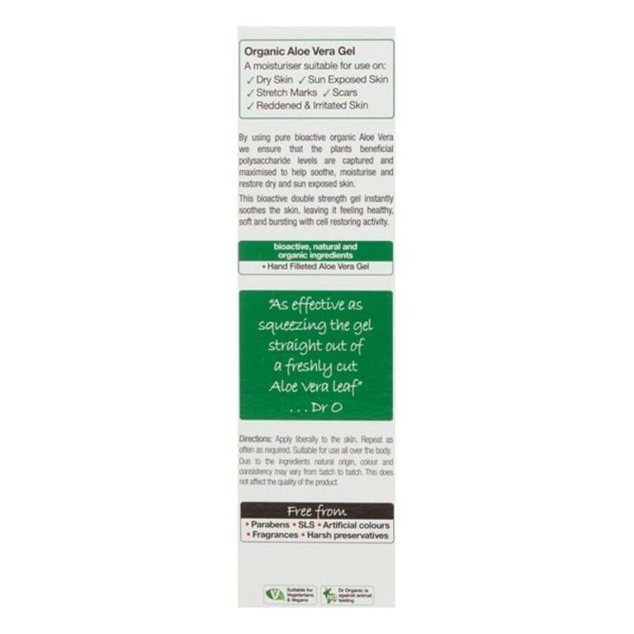 Dr. Organic Bioactive Organic Aloe Vera Gel 1 Dr. Organic Bioactive Organic Aloe Vera Gel 1