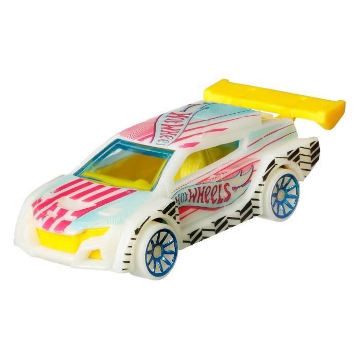 Hot Wheels - Caja de 10 Vehículos Fosforescentes - Coche Pequeño - 3 años y HCB57 1