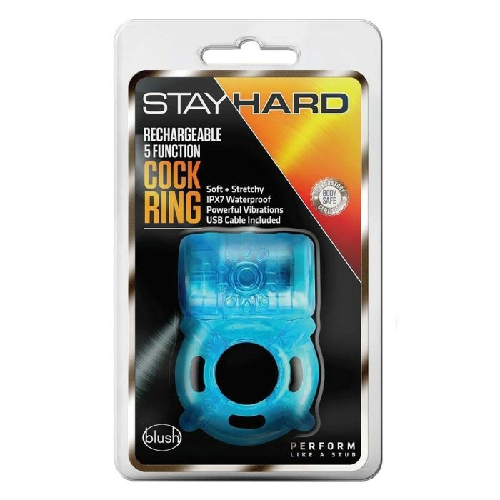 Anillo para el Pene Blush Stay Hard Azul 2