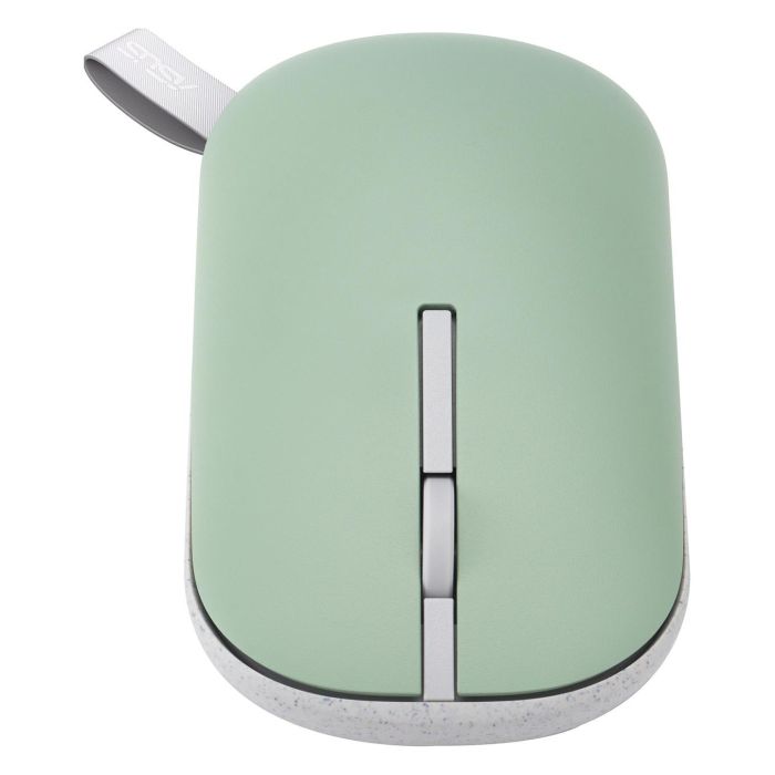 ASUS MD100 Ratón Inalámbrico RF Wireless + Bluetooth Óptico 1600 DPI Beige, Verde 9