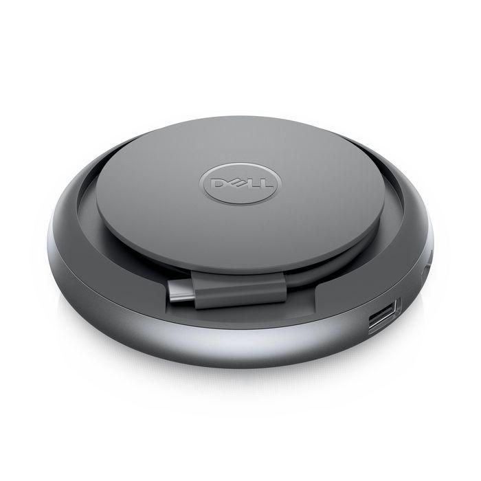 Dell Adaptador USB-C con Altavoz Integrado, 1x USB-C, 1x HDMI, 2x USB-A