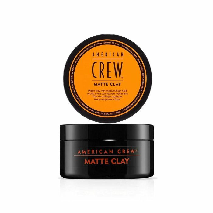 American Crew Matte Clay - Fijación Media, Acabado Mate, 85g - Ideal para Cabello Medio y Corto American Crew Matte Clay - Fijación Media, Acabado Mate, 85g - Ideal para Cabello Medio y Corto