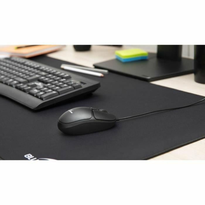 Ratón con cable - BLUESTORK - OFFICE 10 - PC / Mac - Negro 2