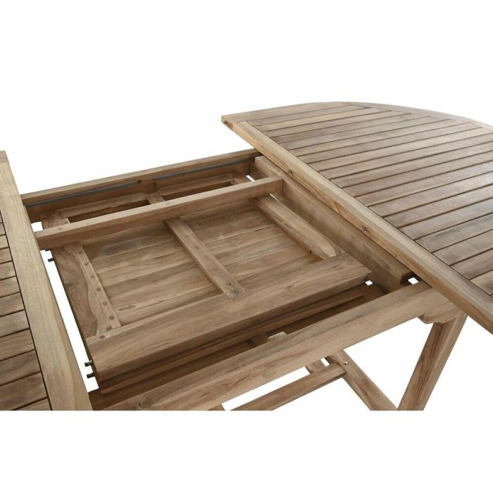 Mesa de Comedor DKD Home Decor Marrón Extensible Teca (180 x 120 x 75 cm) 5 Mesa de Comedor DKD Home Decor Marrón Extensible Teca (180 x 120 x 75 cm) 5