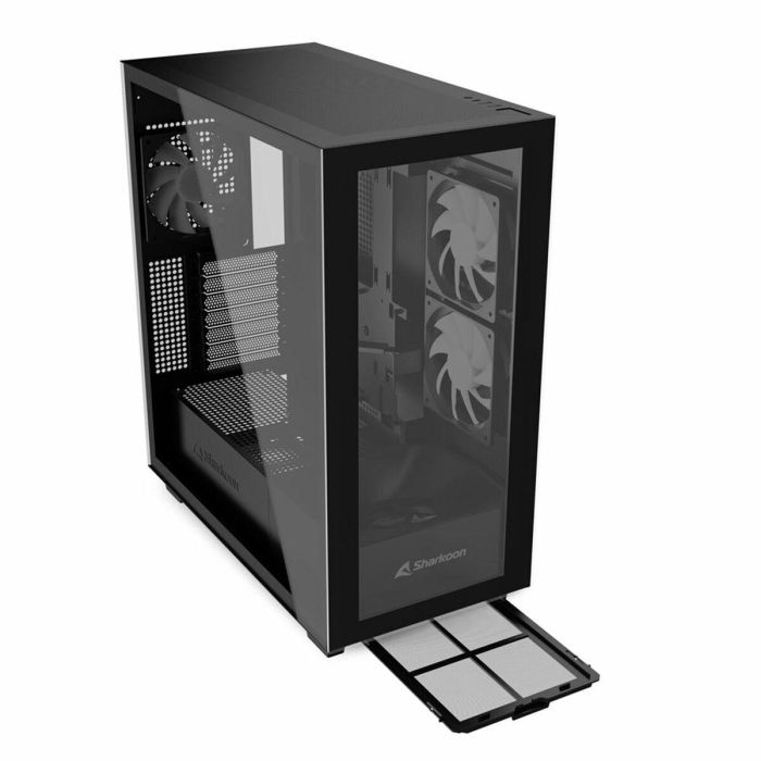 Sharkoon Rebel C60 Caja de Ordenador Midi Tower Negra, Compatible con Fuentes ATX y Espacio para Discos HDD 3.5"/SSD 2.5" 2 Sharkoon Rebel C60 Caja de Ordenador Midi Tower Negra, Compatible con Fuentes ATX y Espacio para Discos HDD 3.5"/SSD 2.5" 2
