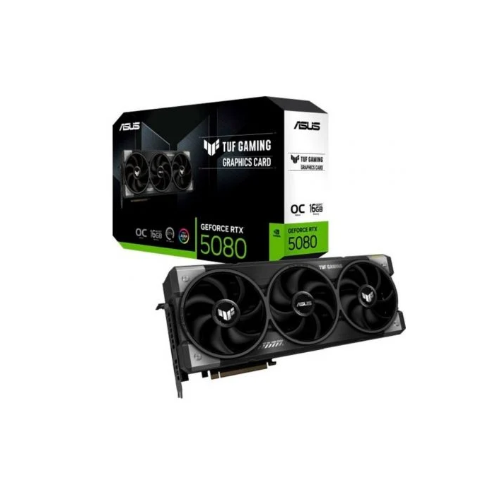 Asus Tarjeta Gráfica TUF Gaming GeForce RTX 5080 OC 16GB GDDR7 90YV0M30-M0NA00