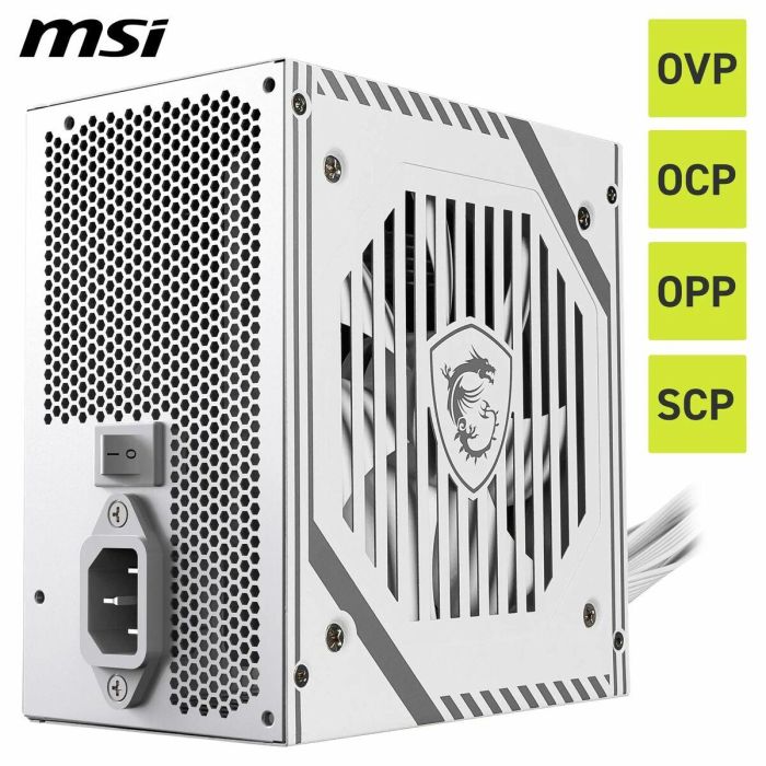 MSI 306-7ZPAX27-HH9 Fuente de Alimentación para PC MAG A650BNL BLANCO 1 MSI 306-7ZPAX27-HH9 Fuente de Alimentación para PC MAG A650BNL BLANCO 1