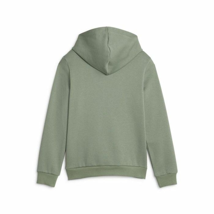 Sudadera Infantil Puma Ess Block Fl Verde 1 Sudadera Infantil Puma Ess Block Fl Verde 1