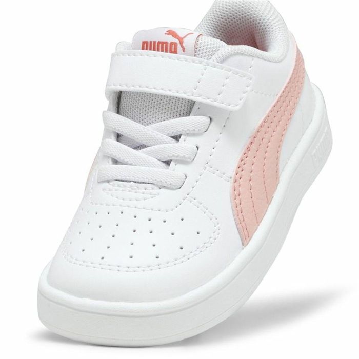 Zapatillas Deportivas Infantiles Puma Rickie+ Blanco Rosa claro 1 Zapatillas Deportivas Infantiles Puma Rickie+ Blanco Rosa claro 1