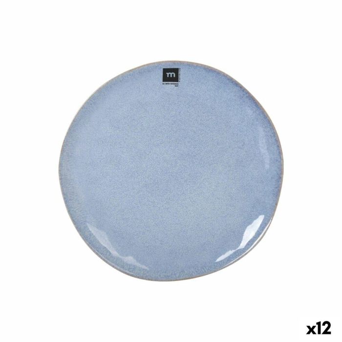 Plato Llano La Mediterránea Macarella blue Ø 26,5 cm (12 Unidades) Plato Llano La Mediterránea Macarella blue Ø 26,5 cm (12 Unidades)