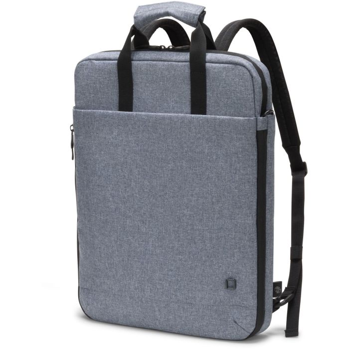 DICOTA MOTION 13 Eco Tote Bag para Portátiles 13-15.6" Azul Denim, Poliéster PET Reciclado con Compartimento para Tableta 5