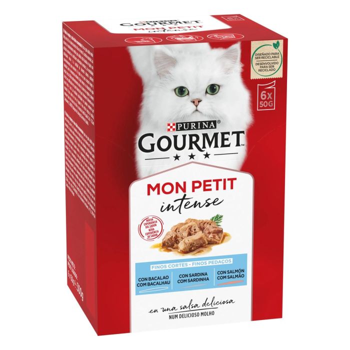 Purina Gourmet Mon Petit Seleccion Pescados Caja 6x50 gr