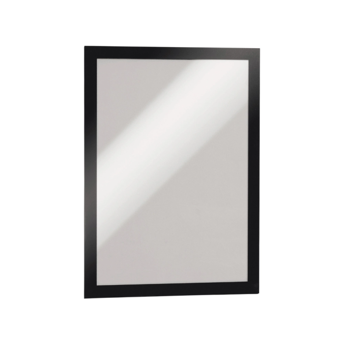 Durable Marco porta anuncios magnético DIN A4 dorso adhesivo removible color negro pack de 2 unidades 1 Durable Marco porta anuncios magnético DIN A4 dorso adhesivo removible color negro pack de 2 unidades 1