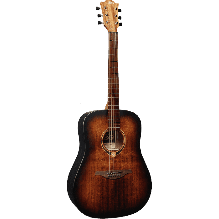 Guitarra Acústica Lâg Dreadnought Tramontane 70 - Black & Brown 7 Guitarra Acústica Lâg Dreadnought Tramontane 70 - Black & Brown 7