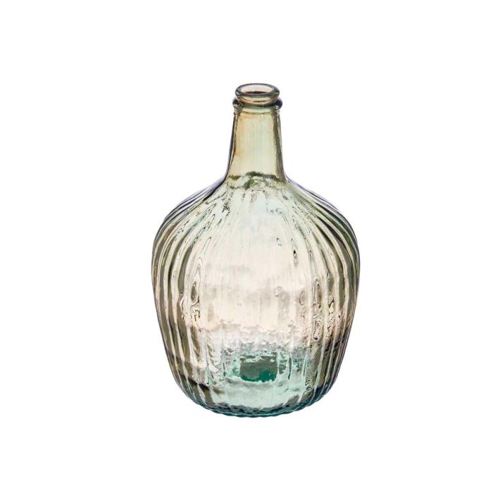Botella Decorativa Vidrio Rayada 4L Champan Giftdecor 17X29CM (4 Unidades) 1 Botella Decorativa Vidrio Rayada 4L Champan Giftdecor 17X29CM (4 Unidades) 1