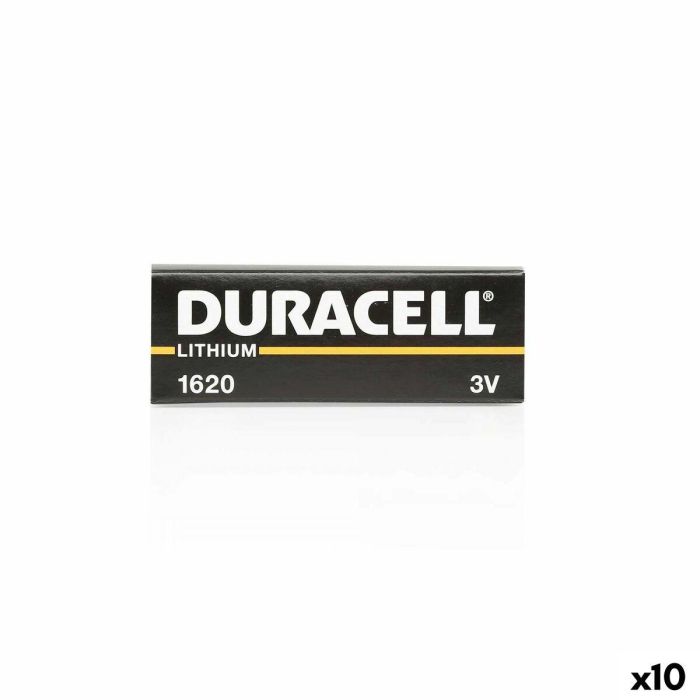 Pila de Botón de Litio DURACELL 3V (10 Unidades) 16 Pila de Botón de Litio DURACELL 3V (10 Unidades) 16